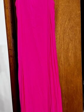 Vince Camuto Fuchsia Floor-Length Maxi Skirt